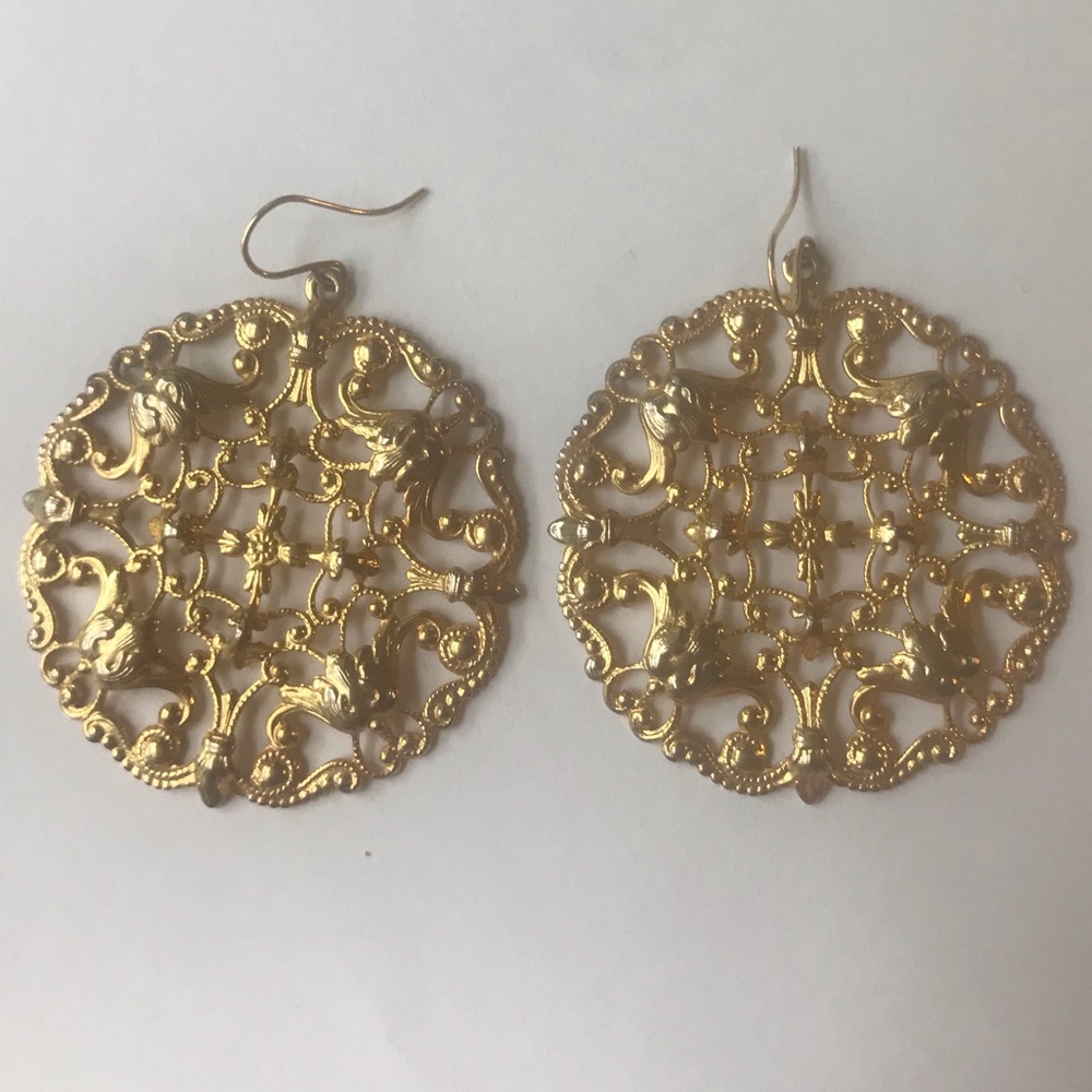 Moon and Lola Gold Earrings